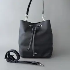 美品✨LACOSTE ラコステ 2WAY 斜め掛け バケットバッグ　ミニトート