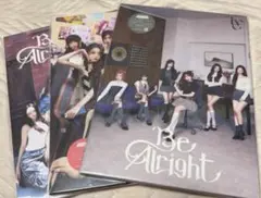 IVE Be Alright CD 開封済み 初回生産限定盤 IVE 3種セット