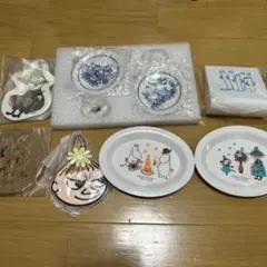 ムーミン ミー　スナフキン　食器　 陶磁器 皿 コースター　鏡　色々セット未使用