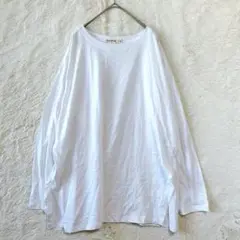 キューティーブロンド　ロングTシャツ　Ｌ　サイドスリット　薄手　綿100％　春秋