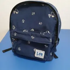 Lee PEANUTS キッズ リュック ネイビー