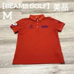 BEAMS GOLF 半袖ポロシャツ オレンジ 日本製 - メルカリ