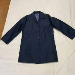 【新品未使用】国鉄コート 西日本鉄道 紺色コート しつけ糸付き 超希少! レア 新品未使用】国鉄コート 西日本鉄道 紺色コート しつけ糸付き 超