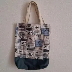トートバッグ　ハンドメイド　猫