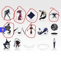 エヴァンゲリオン　一番くじ　アクリルスタンド　F賞　使徒　6種