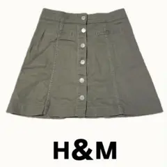 H&M オリーブグリーン カーキ タイトスカート EUR 32