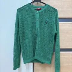 POLO カーディガン 緑 Mサイズ 長袖