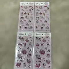 Disney おしゃれキャット　エポキシラメシール　4セット