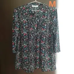 RAY CAVIC 花柄 チュニック 長袖【M】