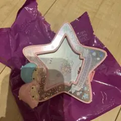 ハッピーセット 　リトルツインスターズ キキ&ララ　お星さまネームクリップ