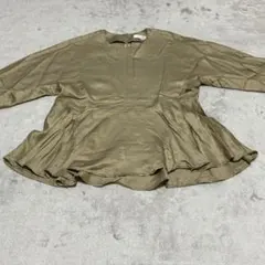 Demi-Luxe BEAMS 麻 ブラウス Mサイズのサムネイル