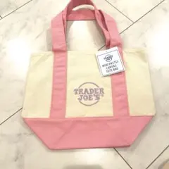 【新品未使用】TRADER JOE'S ミニパステルキャンバストートバッグ