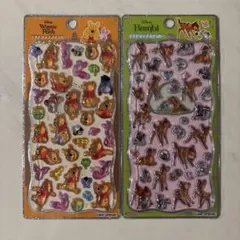 【正規品】プチドロップステッカー バンビ プーさん