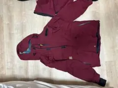 HEINバーガンディ スノーボードウェアセット