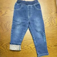 クレードスコープ デニムパンツ チェック柄