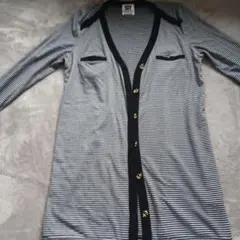 SLY ストライプ 長袖カーディガン