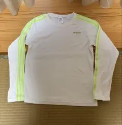 【美品レディースMサイズ】adidas 長袖Tシャツ