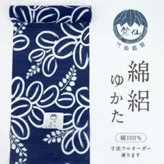 竺仙『綿絽』浴衣反物◇穂模様□白□木綿◇お仕立て可♪夏着物□反26 