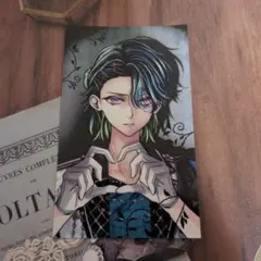 悪魔執事と黒い猫 バスティン バレンタイン トレカ風カード