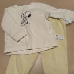 UNIQLO スヌーピー ベビーパジャマ 上下セット