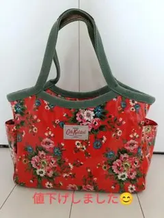 Cath Kidston 花柄のトートバッグ