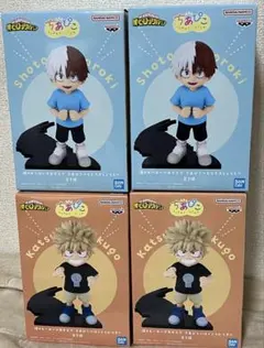 僕のヒーローアカデミア ちあぴこ 爆豪勝己 轟焦凍 4体セット