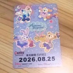 【匿名配送】リゾートラインフリーきっぷ未使用期限切⭐ダッフィーオータムサプライズ