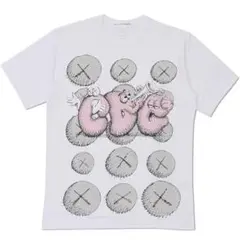 COMME des GARÇONS ×KAWSコラボTシャツ XL ホワイトのサムネイル