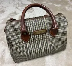 Polo★ チェック柄 ハンドバッグ千鳥格子ポロラルフローレン