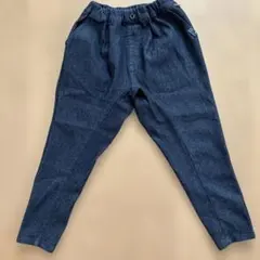 BREEZE テンパードパンツ120センチ　ニットデニムブラック　美品