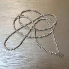ナバホパールデザイン 3mm 約120〜140cmネックレス