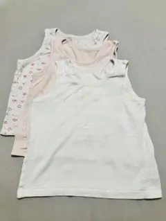 【120】女の子向けタンクトップ3枚セット