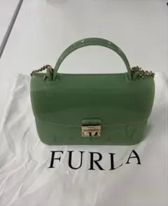 極美品 FURLA キャンディ 希少廃盤 グリッター ショルダーバッグ
