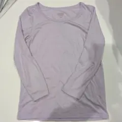UNIQLO HEATTECH 長袖アンダーシャツ 130サイズ 薄紫