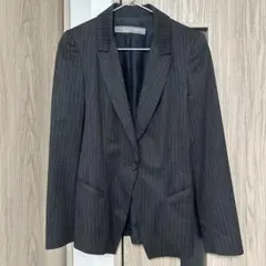 美品　ZARA BASIC ピンストライプ ジャケット スペイン製のサムネイル