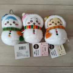 ちいかわ 雪だるま マスコット 3種セット　エニマイくじ
