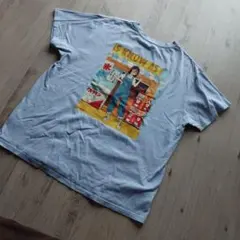 【AS KNOW AS 】Tシャツ ライトブルー イラスト　オーバーサイズのサムネイル