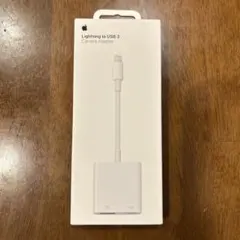 純正 Apple Lightning USB 3 Camera Adapterのサムネイル