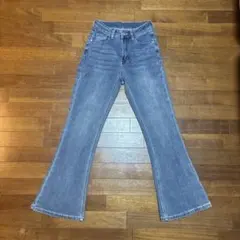 GRL フレアデニムパンツ[at2201]⟡ブルー M