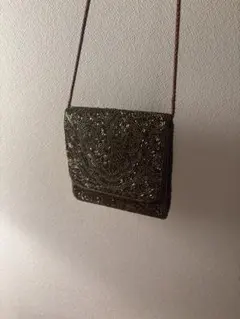 【値下げ中】ビーズ ゴールド 刺繍 ハンドバッグ 結婚式 パーティー用