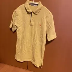 90’s Burberrys 半袖ポロシャツ イエローグリーン サイズS