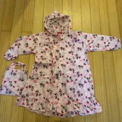Minnie Mouse レインコート 120cm 収納袋付きのサムネイル