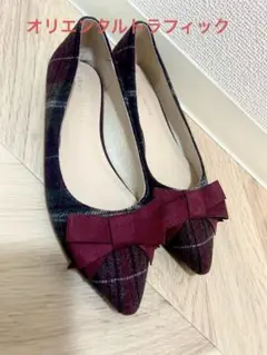 ★お値下げ中★【美品】オリエンタルトラフィック　パンプス　リボン　38サイズのサムネイル