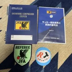 JFA サッカー レフェリー 4級審判 リスペクトワッペン セット【新品未使用】
