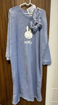 新品　ミッフィ　ルームウェア　ワンピース　部屋着　もこもこのサムネイル