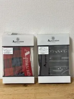 ⭐️Aquascutum メンズ ボクサーパンツ 2点セット Lサイズ⭐️