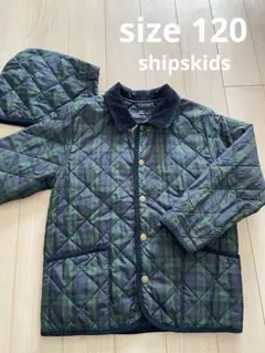SHIPS KIDS／キルティングジャケット 襟付き フード取り外し可 コート