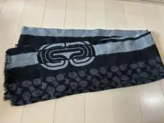COACH マフラー シグネチャー柄 ブラックのサムネイル