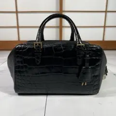 J&M DAVIDSON ジェイアンドエムデヴィッドソン　ハンドバッグ クロコ