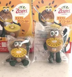 Zespri キウイキャラクター フィギュアセット　キウイブラザーズ　ゴールド